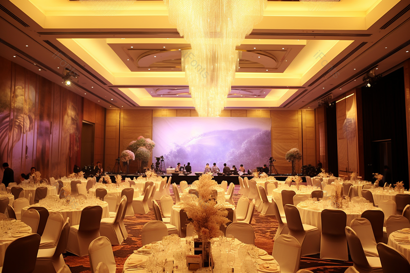 金色系婚礼婚宴婚礼酒店舞台,高清,摄影图,摄影图片,图片大全,摄影图免费下载
